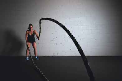 rope jumping ropes human training